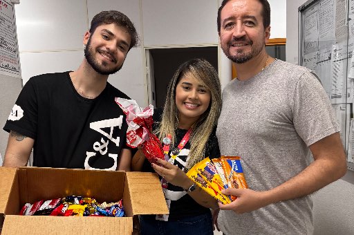 Páscoa Solidária (doação de chocolates)