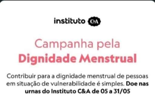 Campanha da Dignidade Menstrual