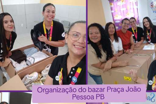 Ação 3 - Organizar do bazar Praça João Pessoa PB, JOA, JPS e JPM