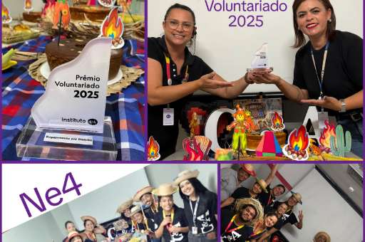 Ação 4 - Comemoração Prêmio voluntariado de JOA
